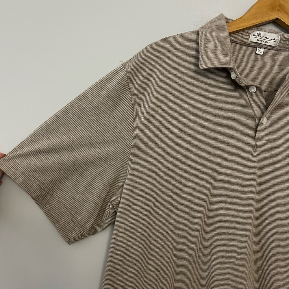 Peter Millar Crown Soft Pima Cotton and Silk Blend Polo Shirt - Picture 2 of 5